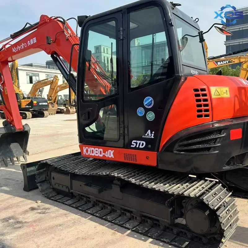Competitive Price Durable Used Kubota 80 Medium Hydraulic Excavator Global Supply