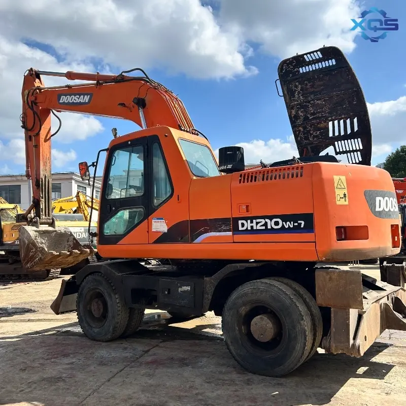 Hot Sale Second-hand Doosan DH210-7 Medium Hydraulic Excavator Global Supply