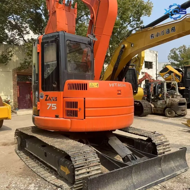 Hot Sale Second-hand Hitachi ZX75 Small Crawler Excavator Global Supply