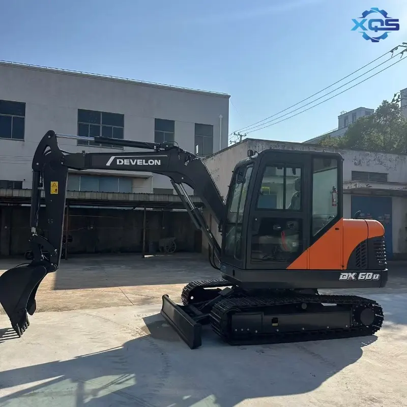 Low Price Second-hand Doosan DEVELON DX60 Mini Crawler Excavator for Sale