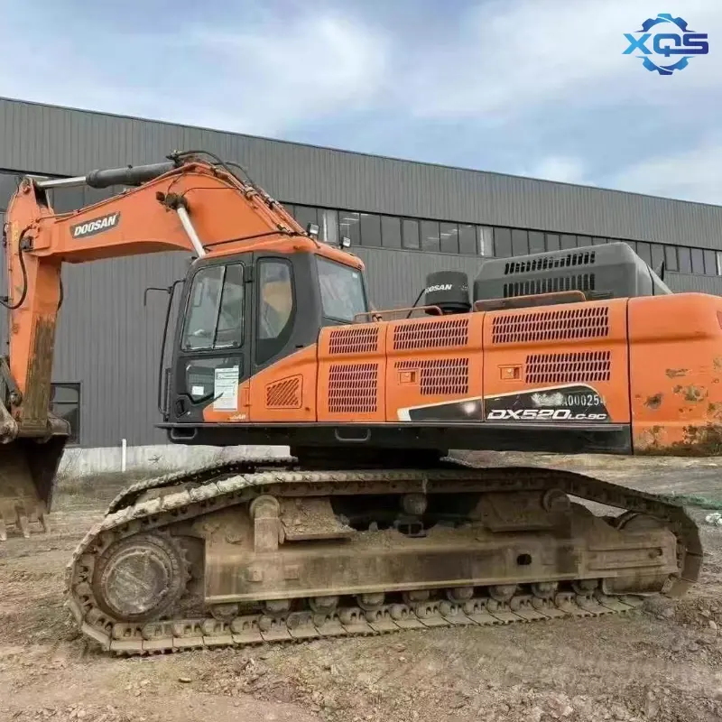 Powerful Second-hand Doosan 520 Large Crawler Excavator Global Supply