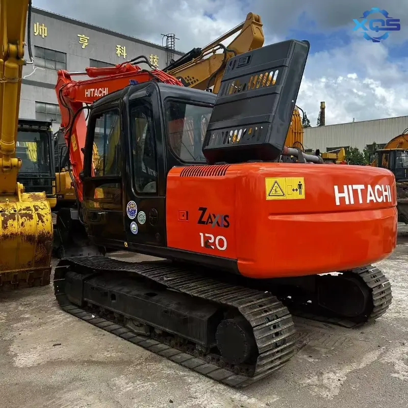 Powerful Second-hand Hitachi ZX120 Medium Hydraulic Excavator Machine for Sale